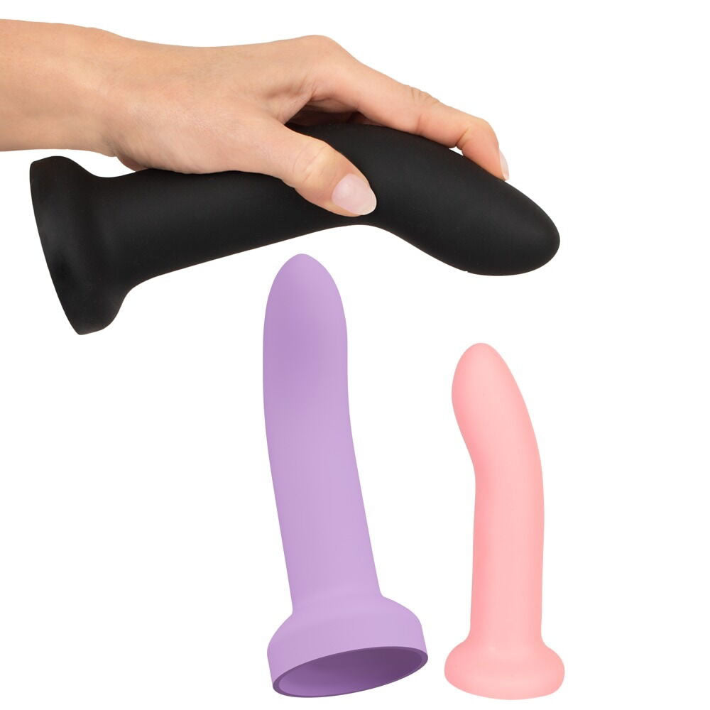 Strap-On Collection Sæt med 3 Dildoer og Harness