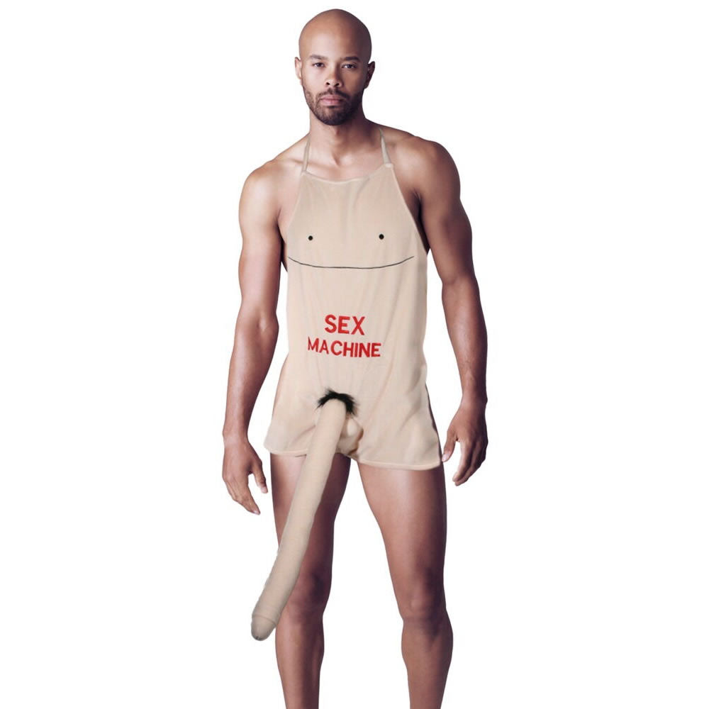 Forklæde Med Plys Penis - Sex Machine