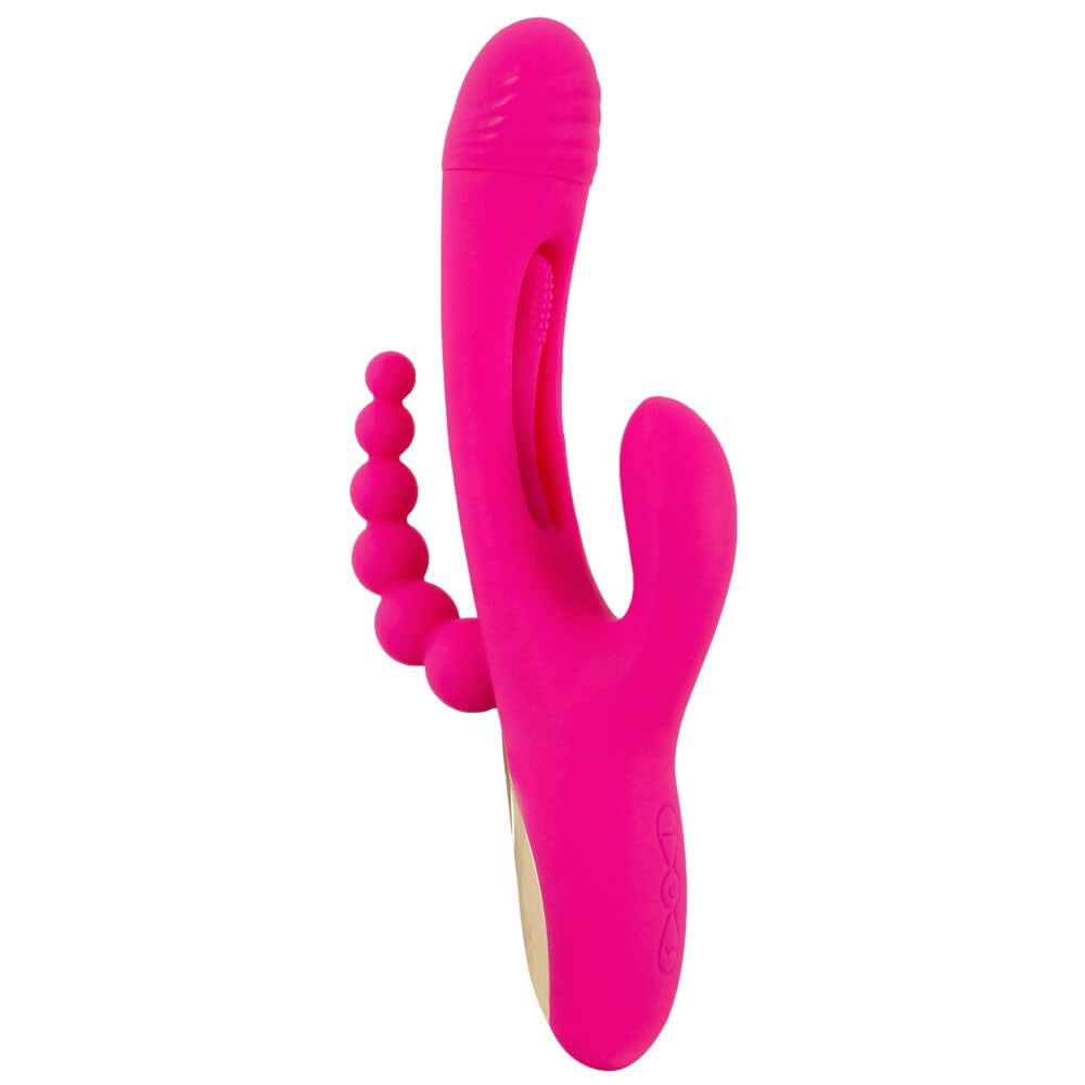 Triple Vibrator med Flicking Tongue