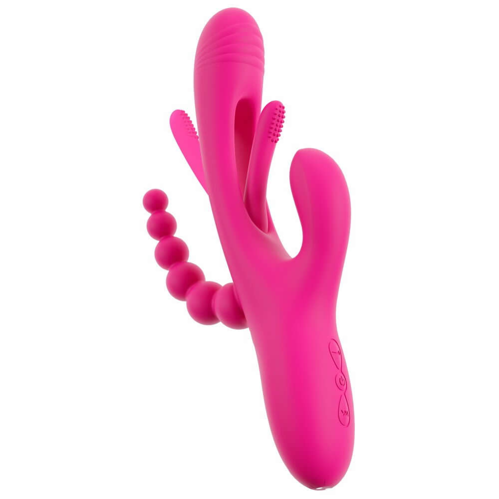 Triple Vibrator med Flicking Tongue