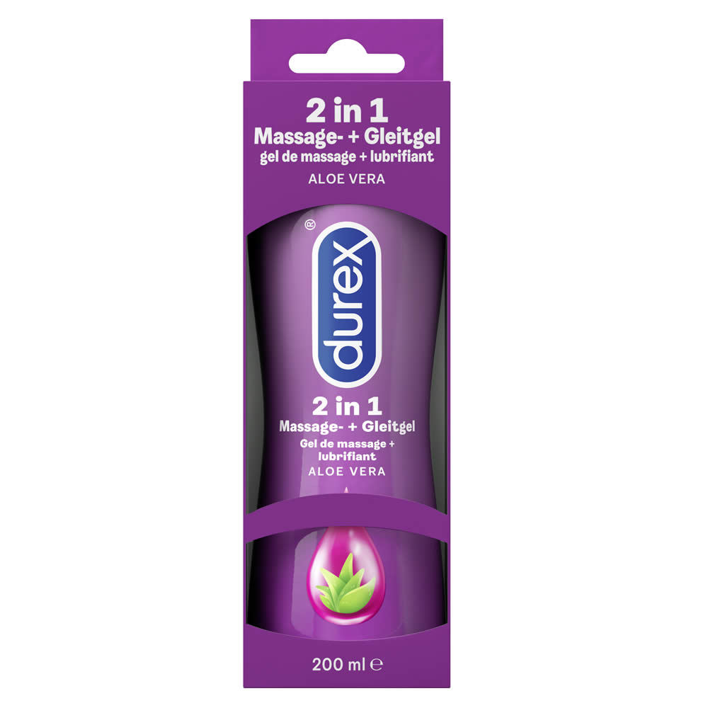 Aloe Vera 2-i-1 Massageolie og Glidecreme