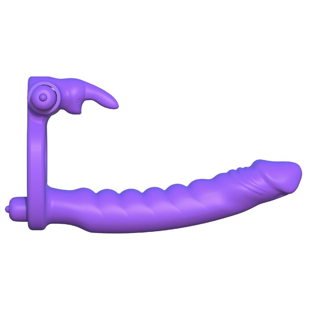 Double Penetrator Vibrator Penisring og Anal Dildo