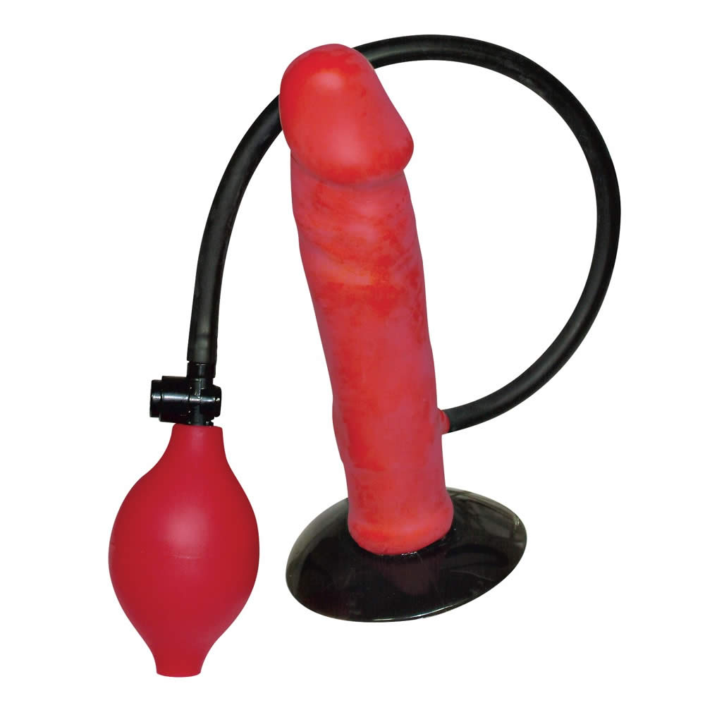 Red Balloon Vibrator - Oppustelig Dildo
