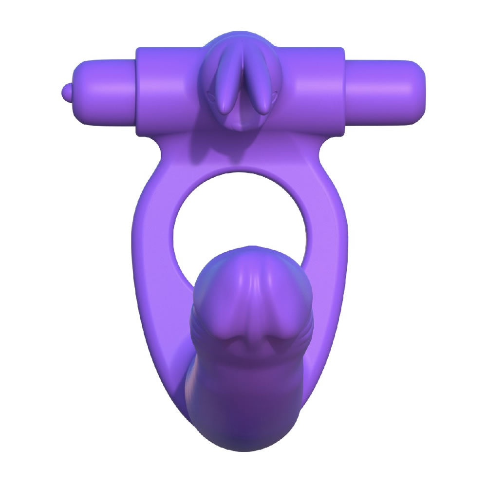 Double Penetrator Vibrator Penisring og Anal Dildo