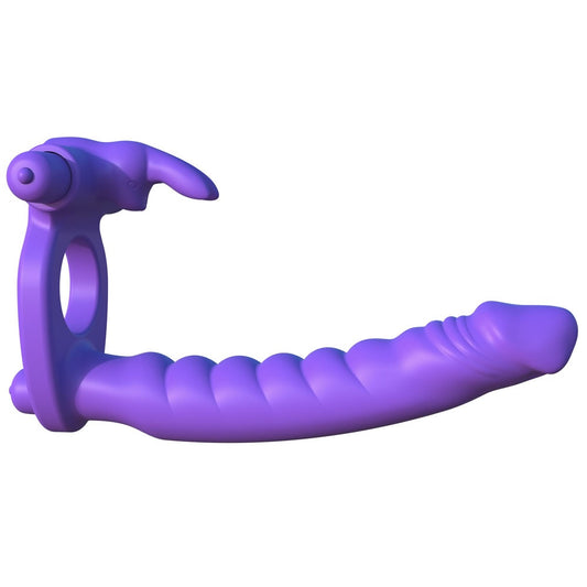 Double Penetrator Vibrator Penisring og Anal Dildo