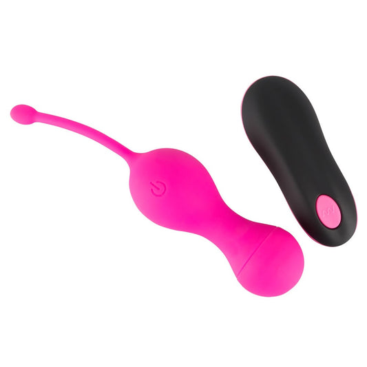 Fjernbetjent Vibrator Æg og Bækkenbundskugler