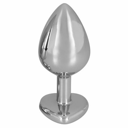 Anal Plug Med Rød Hjerte Smykkesten