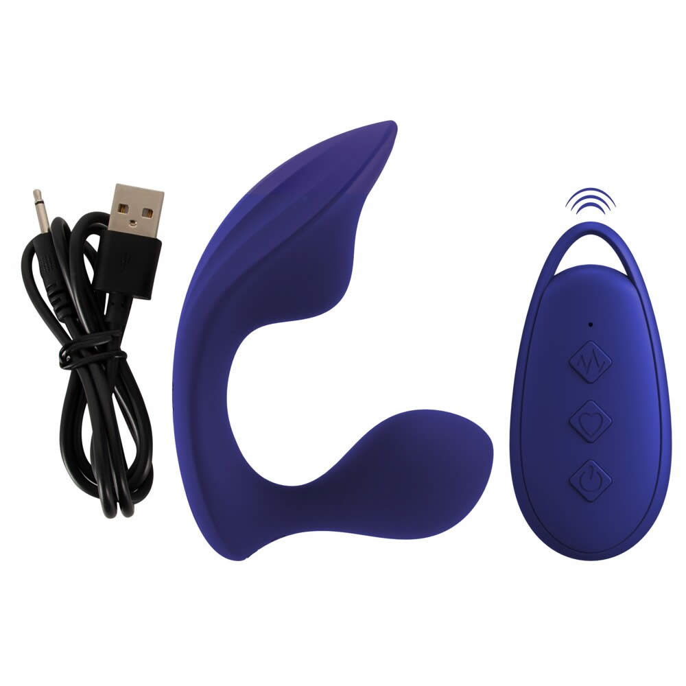 Fjernbetjent Anal og Klitoris Trusse Vibrator