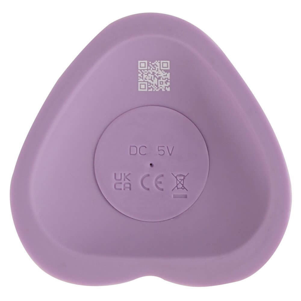 Heart Guy Purple Vibrator med Sugekop