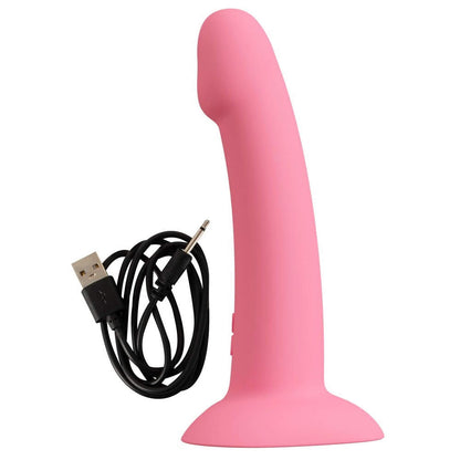 Heart Guy Pink Vibrator med Sugekop