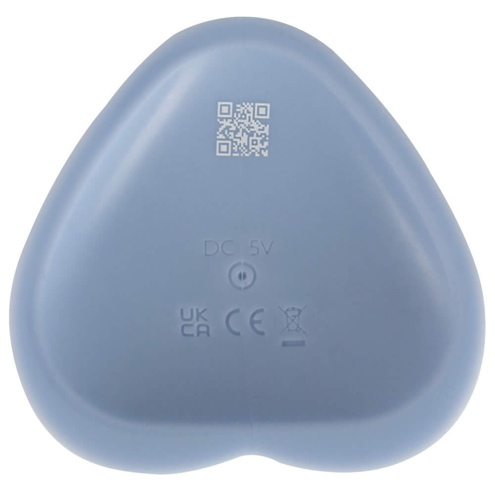 Heart Guy Blue Vibrator med Sugekop