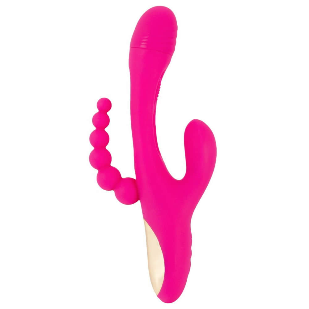 Triple Vibrator med Flicking Tongue