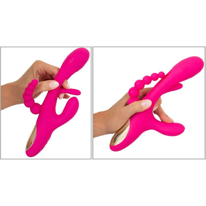 Triple Vibrator med Flicking Tongue
