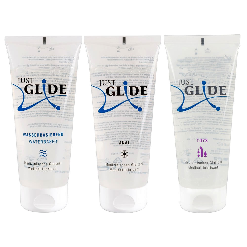 Just Glide Vandbaseret Glidecreme Pakke