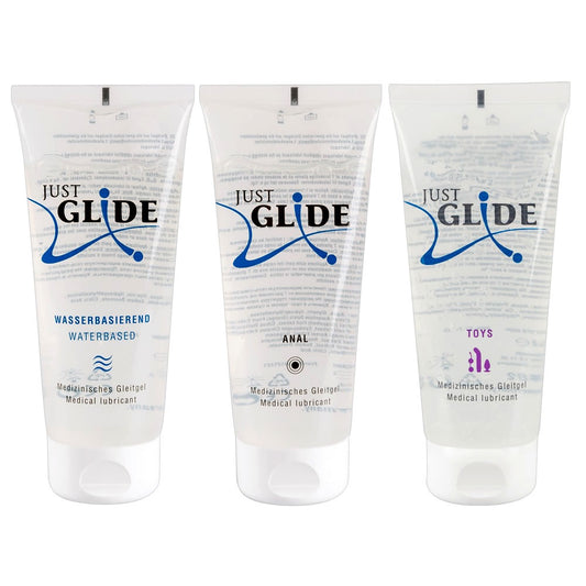 Just Glide Vandbaseret Glidecreme Pakke