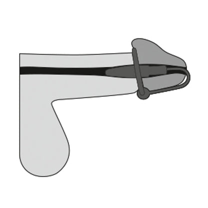 Dilator med Penishovedring af Silikone