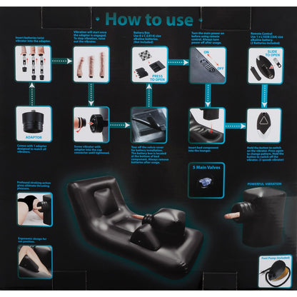 Sexmaskine Dark Magic Thrusting Bed